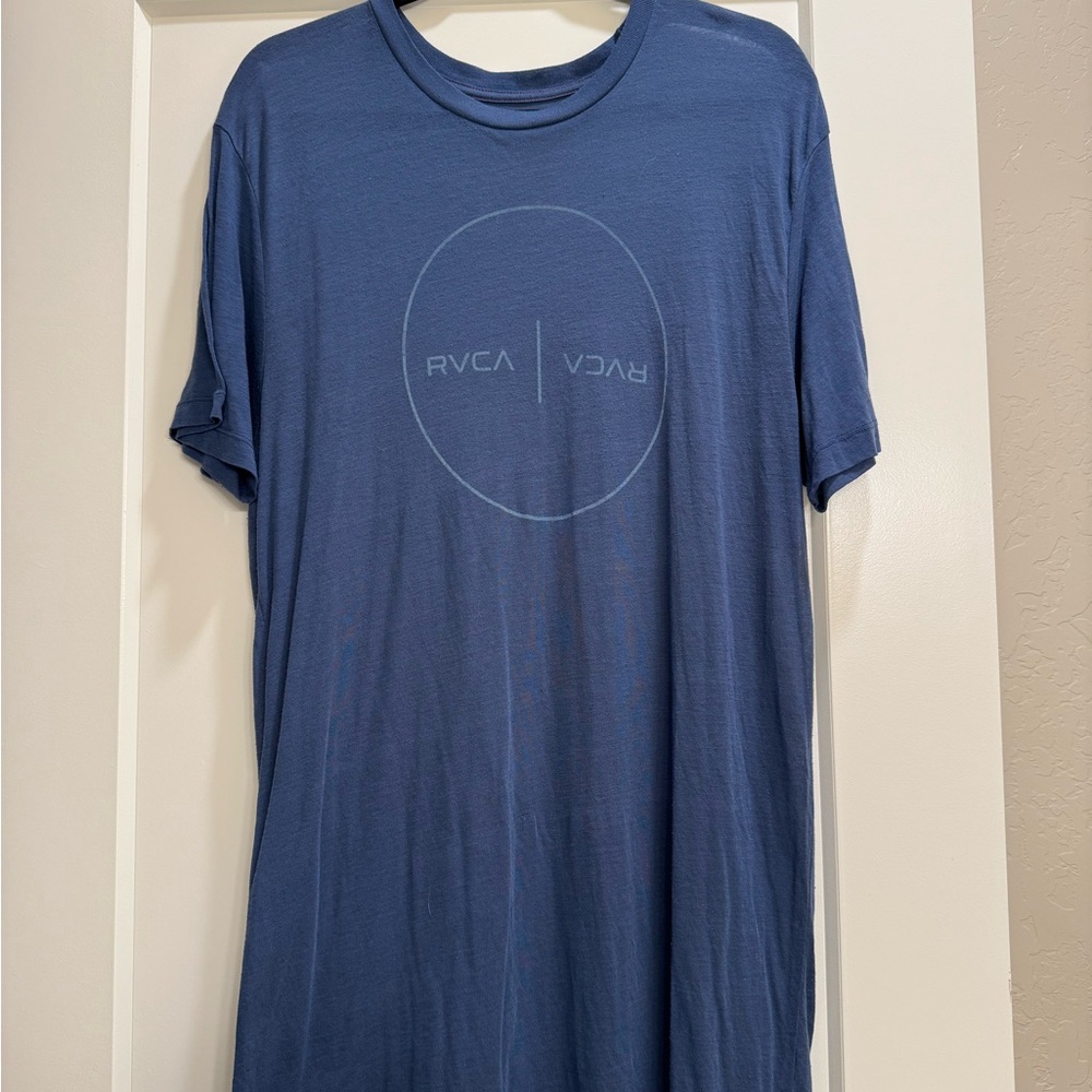 RVCA Men's Blue T-Shirt